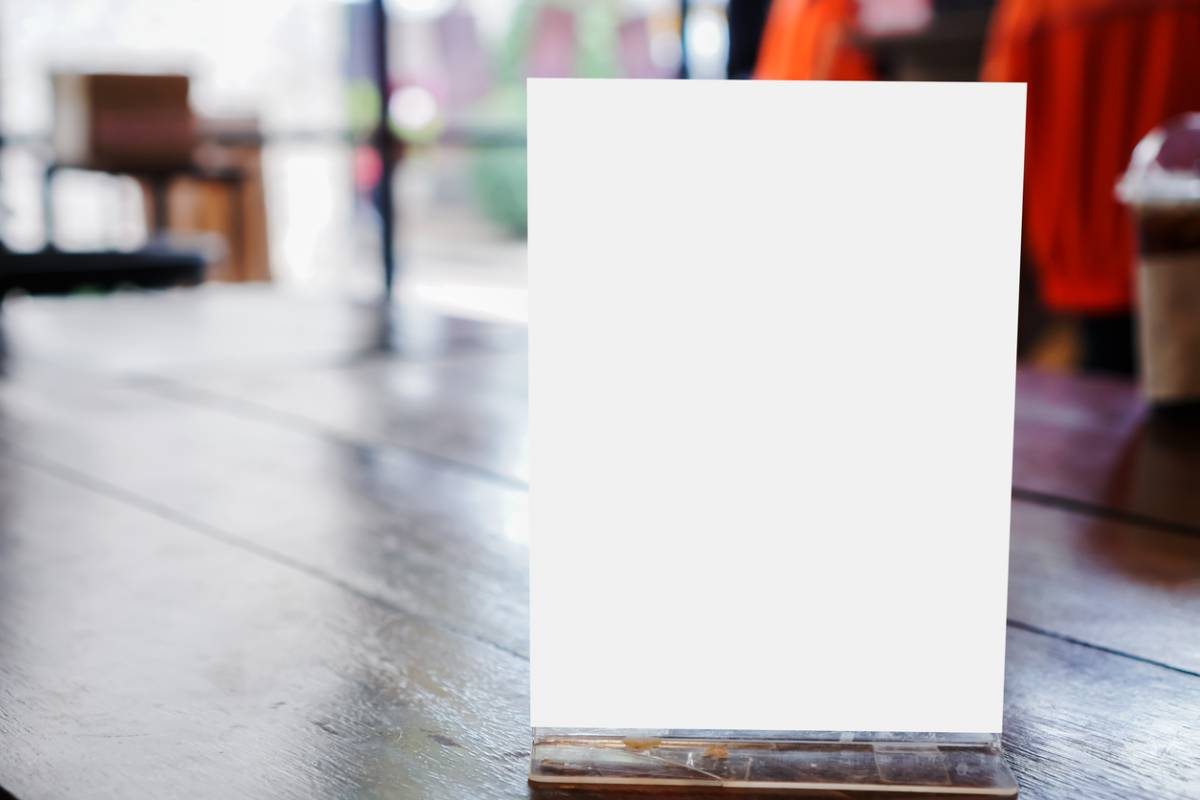 présentoir flyer pied présentation